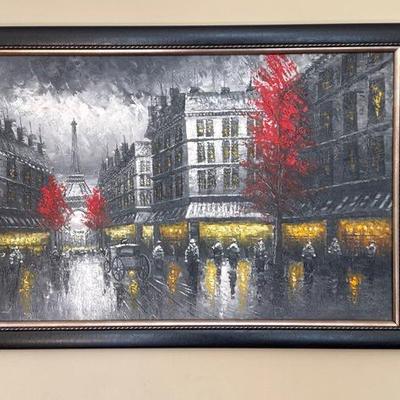 Paris on Canvas Print