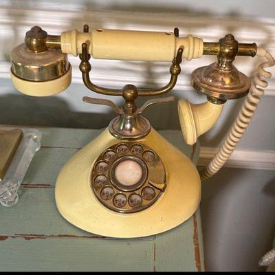 French style rotary phone