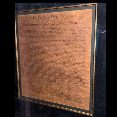 Declaration of Independence replica