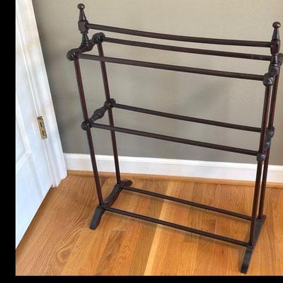Oak Quilt Rack
