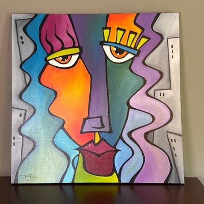 Thomas Fedora Abstract Portrait 