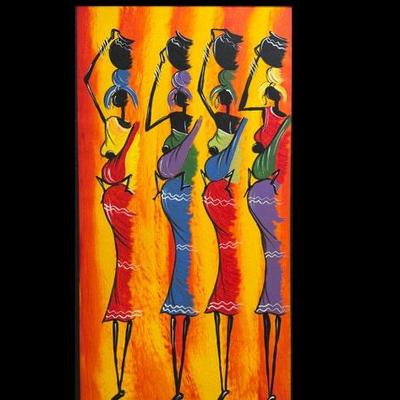 African Art Painting on Canvas