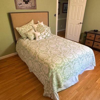 Metal and Fabric Bed