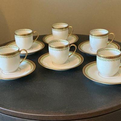 Limoges Demitasse Cup and Saucer