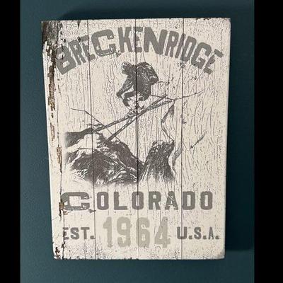 Breckenridge Ski Canvas
