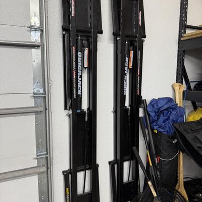 Quick jack hydraulic ramp
