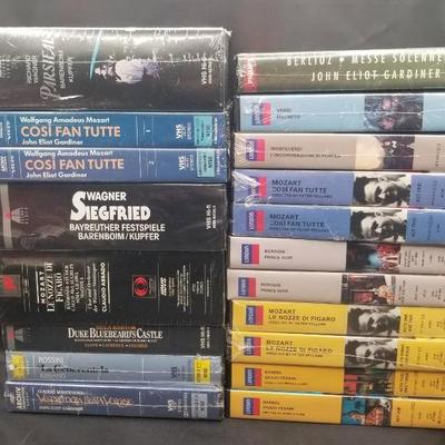 (MDR3071) Opera Performances On VHS Unopened 