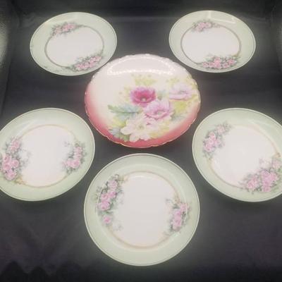 (MDR4024) Victorian Germany Bavarian Floral Plates