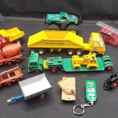 (MDR3097) Lot Of Vintage Diecast Trucks Including Tonka 