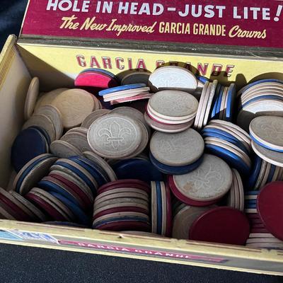 (S451) Vintage Polker Chips