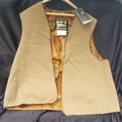 (MDR4031) Barbour Warm Pile Lining Vest With XL Orvis Sweater