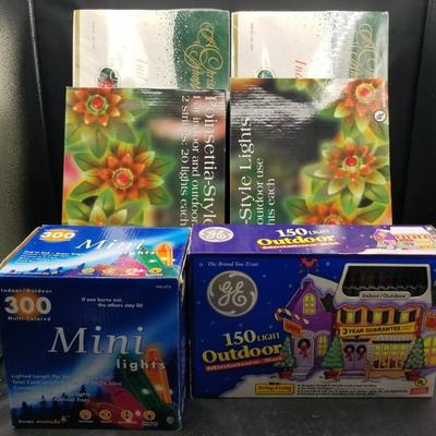 (MDR4010) Christmas Light Lot All Still In Box
