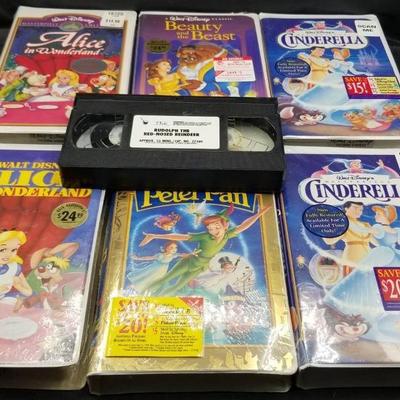(MDR4009) UNOPENED VHS Disney Movies Plus Rudolf!