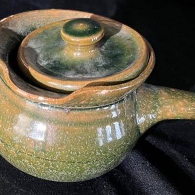(S415) Teapot Kyusu Banko ware - Green