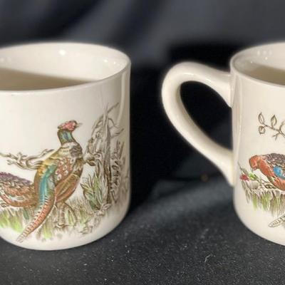 (S433) Vintage Johnson Brothers Game Birds Pheasant Mug