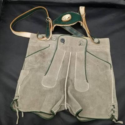 (MDR3094) German Letterhosen For Small Child 