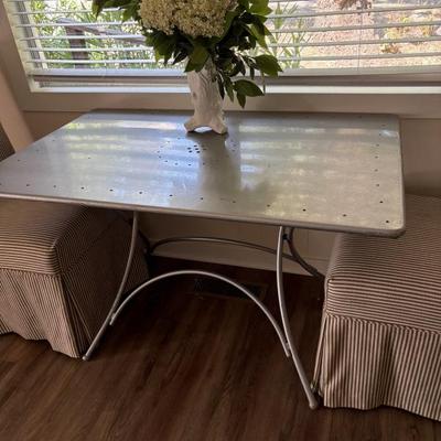 Design by Reach folding metal table 