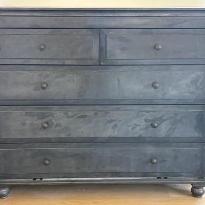 Restoration Hardware zinc dresser 