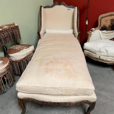 Antique French chaise