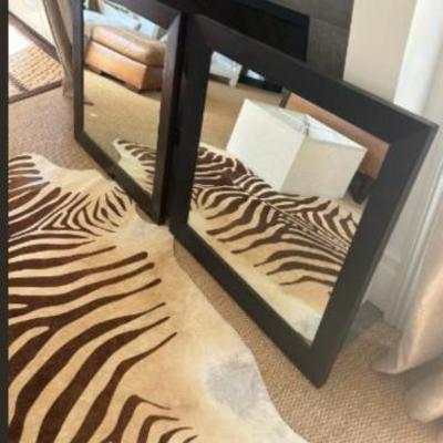 Pair  of Waterworks bathroom mirrors 