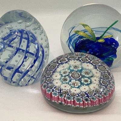 Glass Paperweights