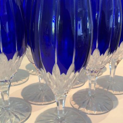 Cobalt Blue Goblets - Set Of 11 