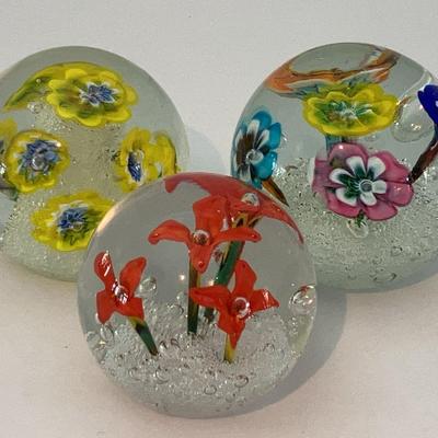 Floral Paperweights - Murano Glass & More 