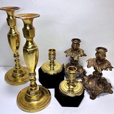 “Baldwin” Brass Candlesticks and More 