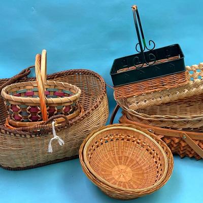 Assortment of Wicker Baskets