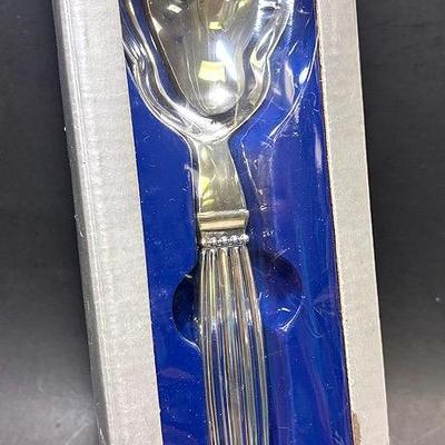 “Wallace Silversmiths” Danish Collection Serving Spoon 