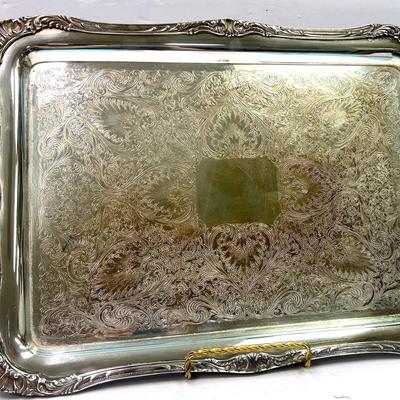 Antique “W.M. Roger’s & Co.” Silver-Plated Tray