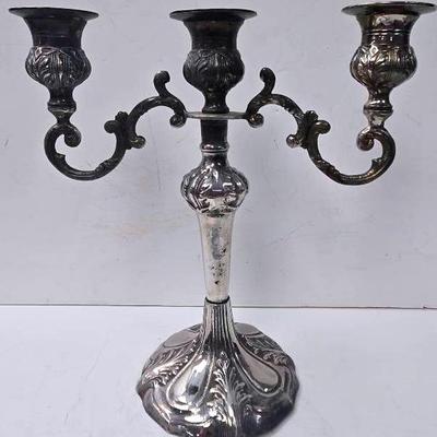 Silver-plated Candelabra 