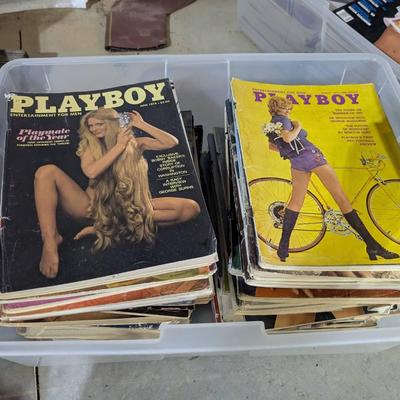 Group Of 1970's Playboy Magazines