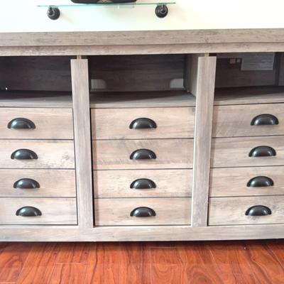  Modern Farmhouse Printers TV Cabinet