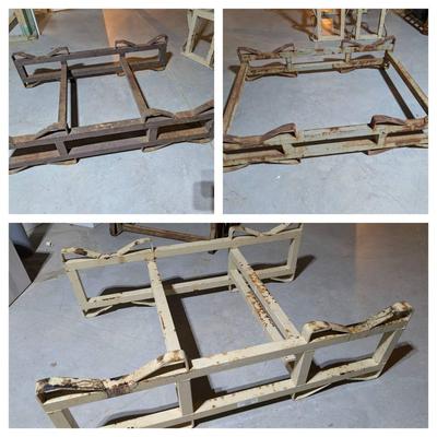 4 Steel Wine Barrel Racks 