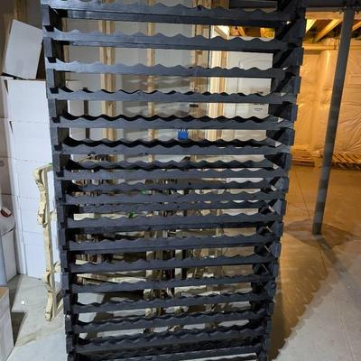 18 Tier Stacking Modular Wine Rack. 