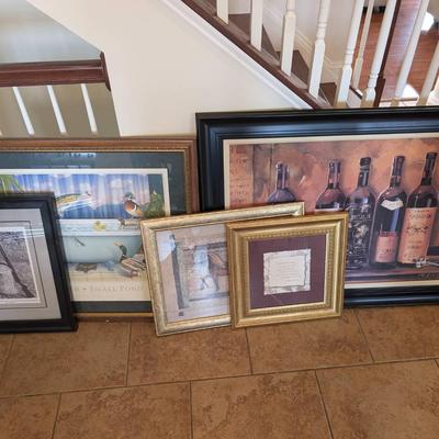 Group Of Framed Decorative Artwork 