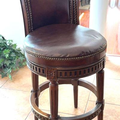 Three 31" Pullman swivel bar Stools 