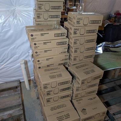 54 Boxes Of Libbey Stemless Wine Glasses