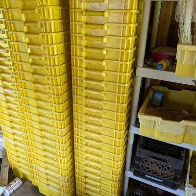 24 Vented, Stacking Agricultural Bins