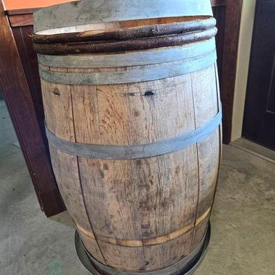 Wooden Wine Barrel