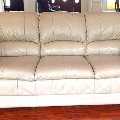 Three Seat Leather Sofa