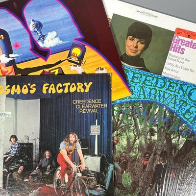 (5pc) Various Albums Including Creedence Clearwater | Man’s journey to the moon vinyl sealed Eydie gorme cs9564 Three dog night dsx50098...