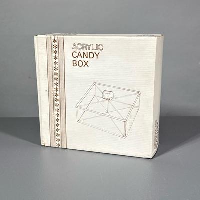 Candy Box | NIB Acrylic candy box - w. 8.5 x l. 8,5 in
