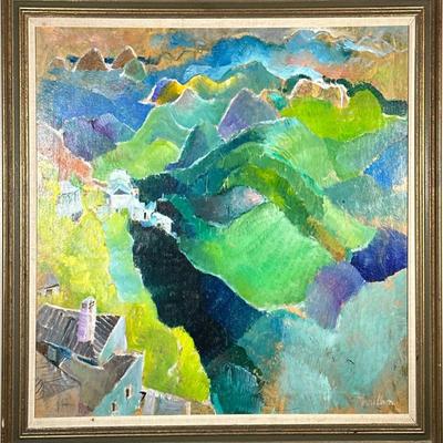 TONY TORRILHON (20TH/21ST CENTURY) OIL PAINTING | Oil on canvas. 26.5 x 31.5 in sight Signed lower right - h. 31.5 x w. 36.5 in (frame)
