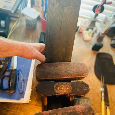 Wood ammo box made into a shoe shine box!