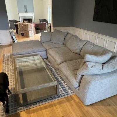 Sale Photo Thumbnail #4: Restoration Hardware Cloud Modular Customizable Sectional Sofa - $3,600.   
