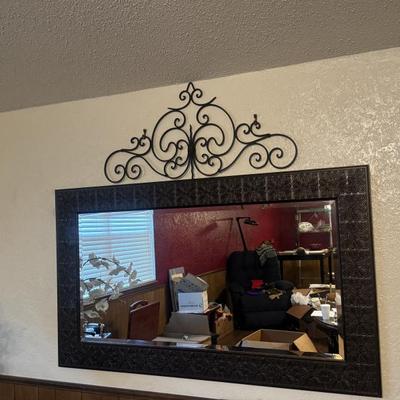 Sale Photo Thumbnail #4: Large mirror and other decor