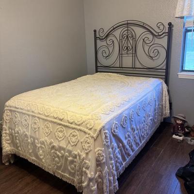 Sale Photo Thumbnail #11: Full size bed and bedding seperate. Bedding has matching curtain sham.