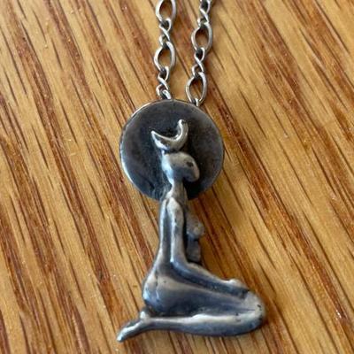 Necklace With Female Figure